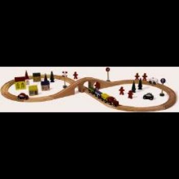 Holz-Eisenbahn,Acht