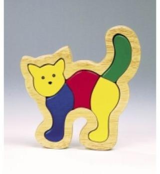 Einlegepuzzle Katze