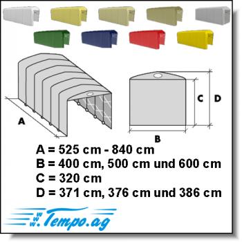 Faltgarage Maxigarage (Mobil-)Tunnel