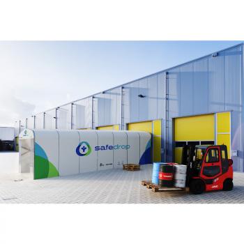 Desinfektionstunnel, zusammenschiebbar, safedrop small