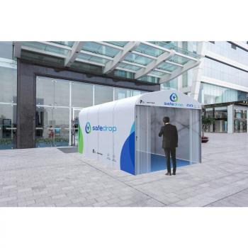 Desinfektionstunnel, zusammenschiebbar, safedrop small