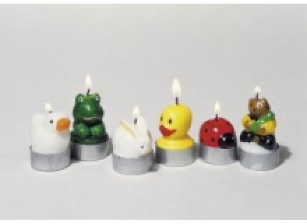 Kerzen, Tiermotive 6er Set*