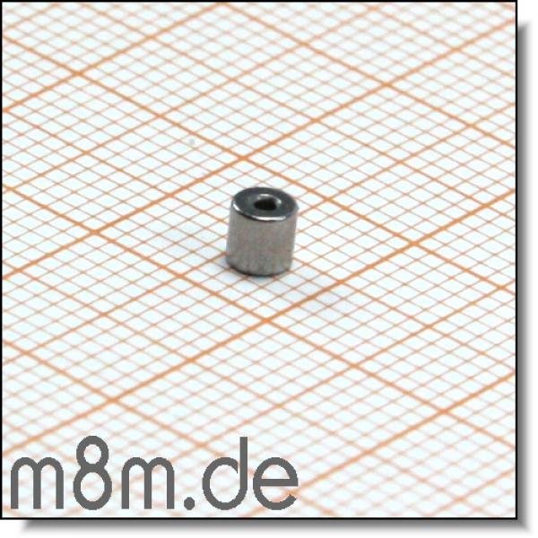 Ringmagnet 03/1 x 3, diam., verchromt