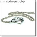 Miniuhr Halskettenuhr Hai